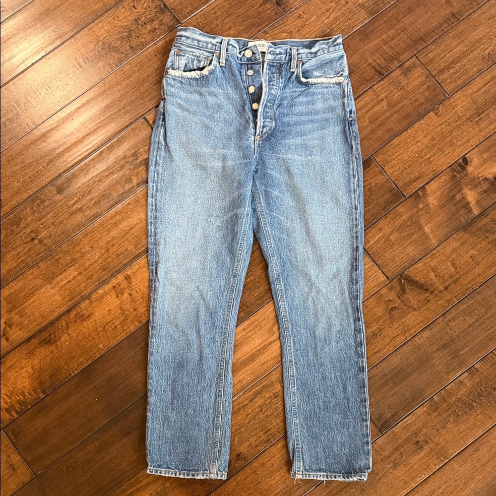 Agolde Light Blue Straight Leg Jeans sz 27
